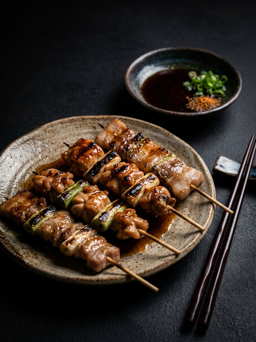Yakitori del chef 焼き鳥盛合せ